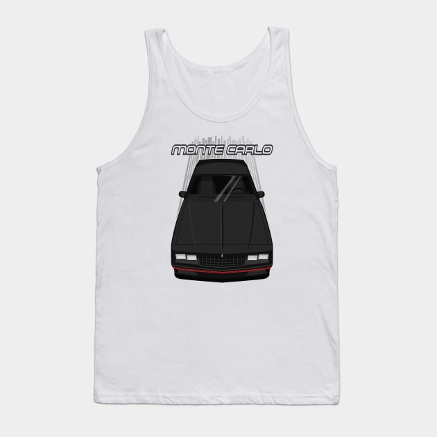 Chevrolet Monte Carlo 1984 - 1989 - black and red Tank Top by V8social